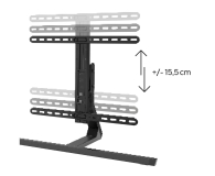 Hama Stojak do TV 65" MAX 40KG obrotowy regulowana wysokość - 1516983 - zdjęcie 4